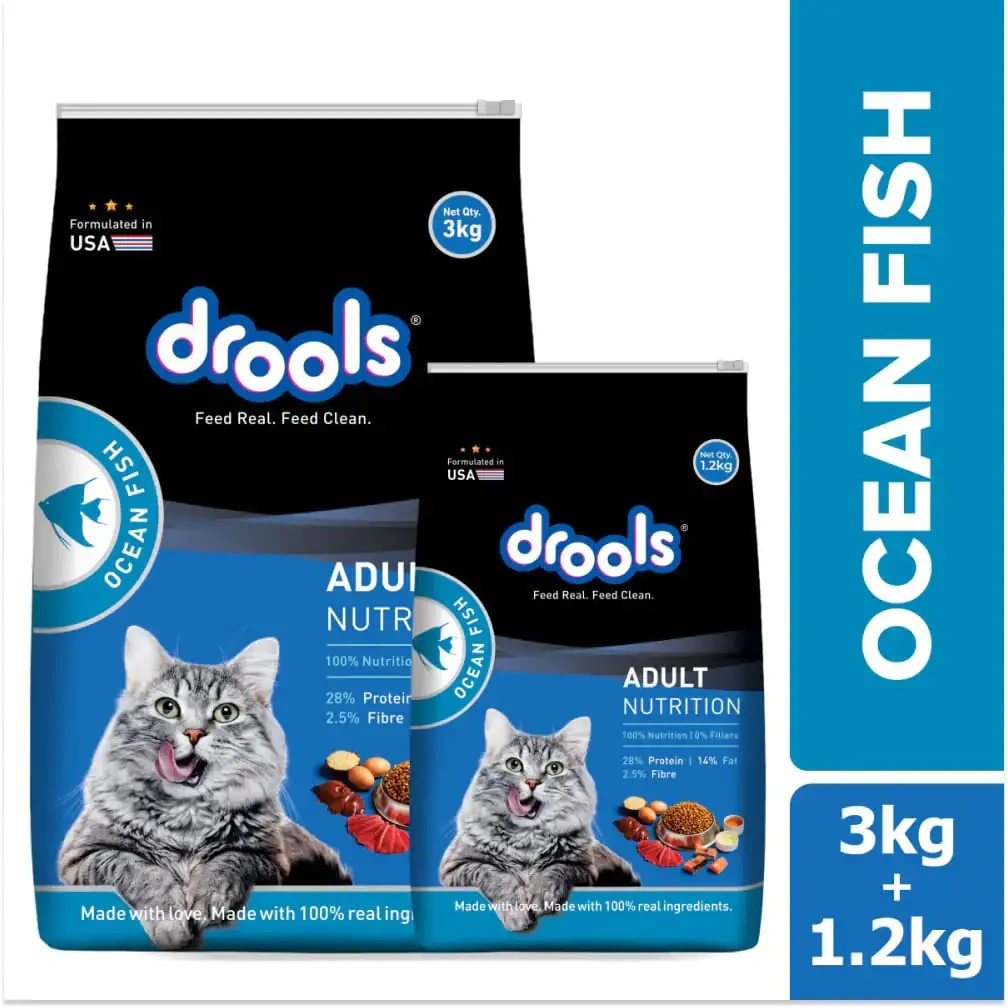 Drools Ocean Fish Adult Cat Dry Food - Image 4