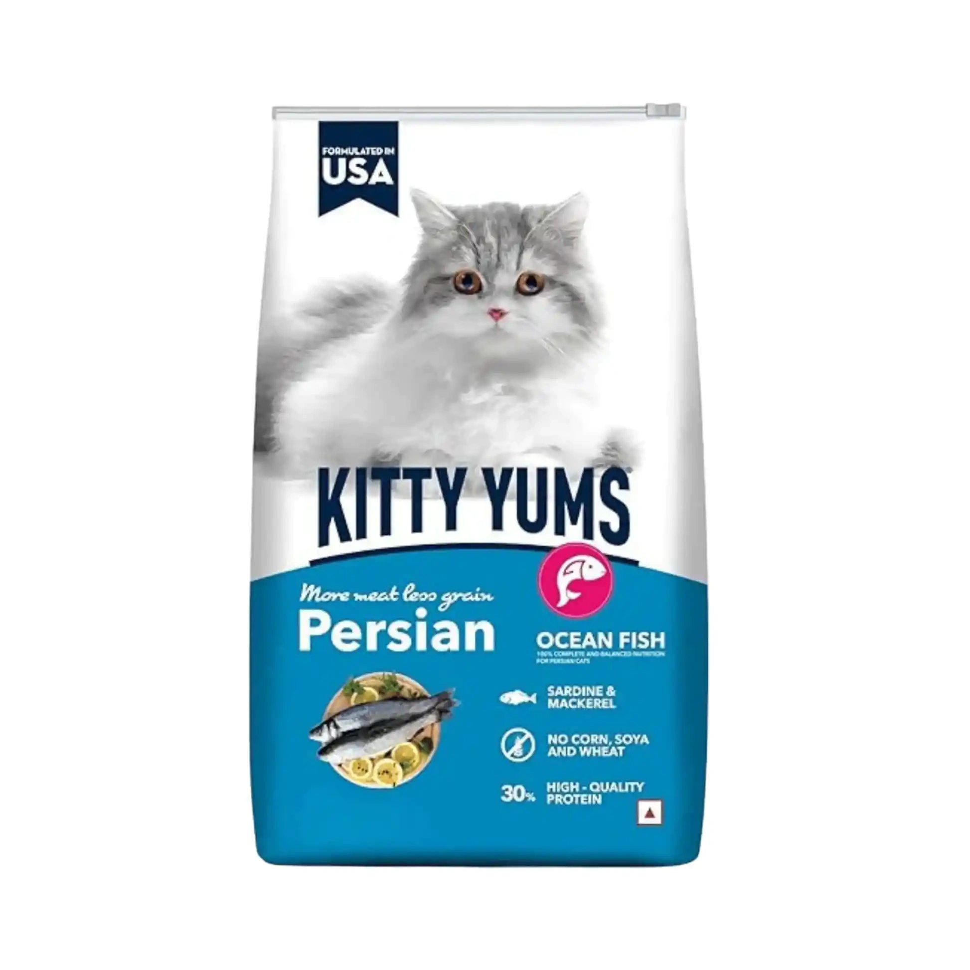 Kitty Yums Ocean Fish Persian Cat Dry Food