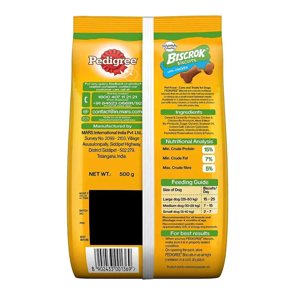 Pedigree Biscrok Chicken Flavour Dog Biscuits - Image 2