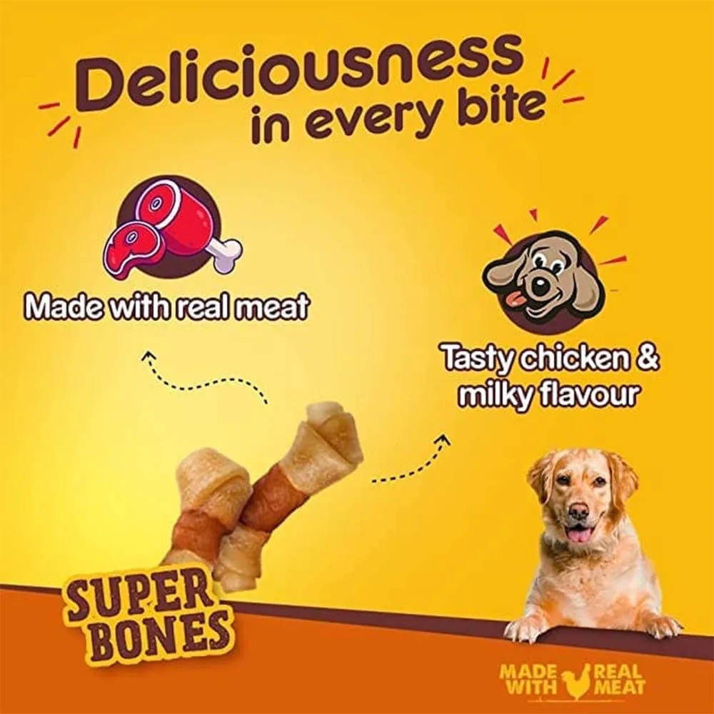 Pedigree Ranchos Super Bones Chicken and Milky Flavour - Image 5
