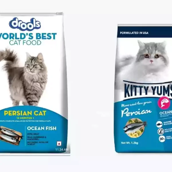 Kitty Yums Persian Adult Dry Cat Food, Ocean Fish, 1.2kg Pack - Image 2