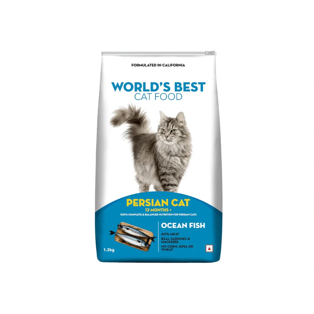 Kitty Yums Persian Adult Dry Cat Food, Ocean Fish, 1.2kg Pack