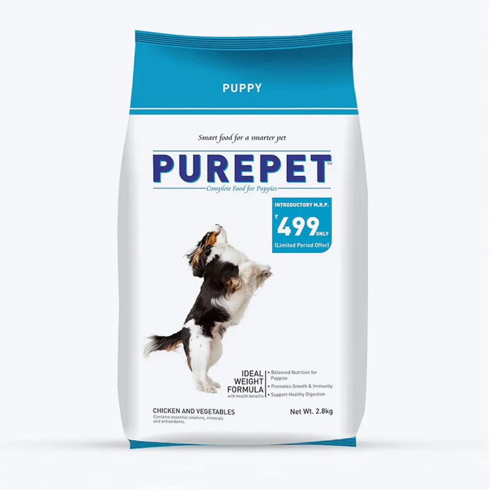 Purepet Chicken & Vegetable Puppy Dog Dry Food