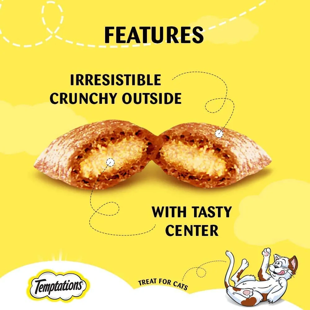 Temptations Savoury Salmon Flavour Cat Treats - Image 3