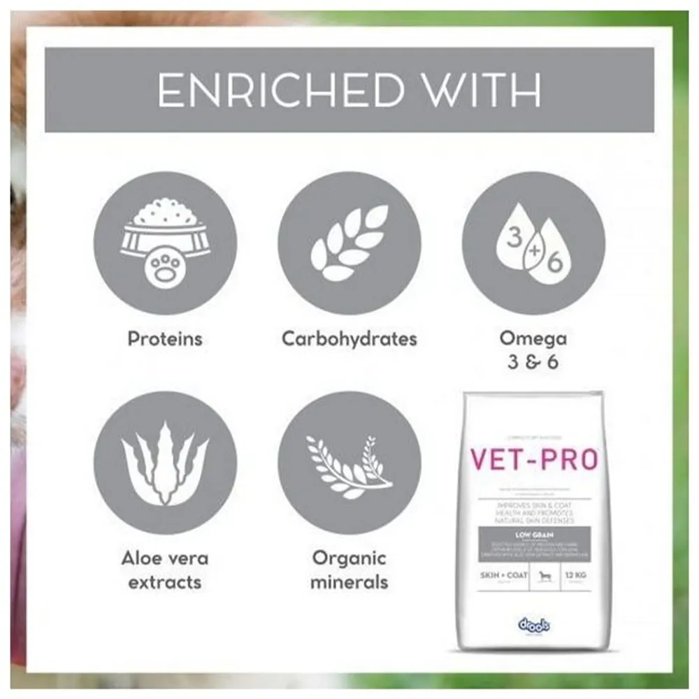 Drools VET PRO Skin & Coat Adult Dog Dry Food - Image 3