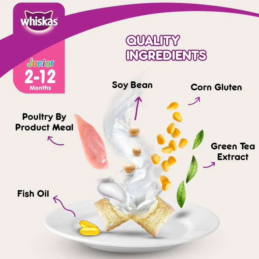 Whiskas Junior Mackerel Dry Food - Image 7