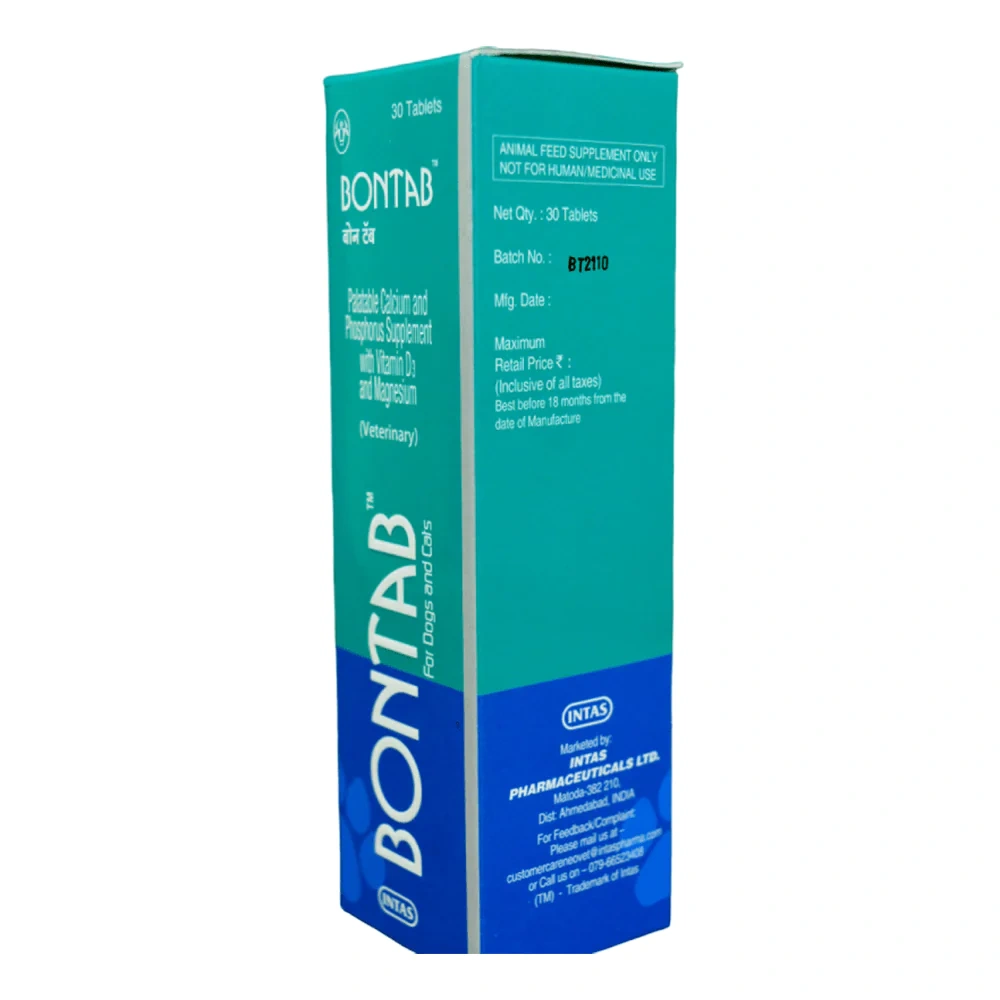 Intas Bontab Calcium Supplement for Dogs and Cats - Image 3