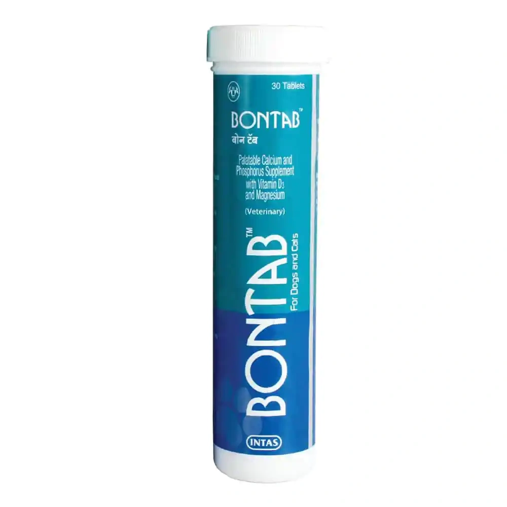 Intas Bontab Calcium Supplement for Dogs and Cats