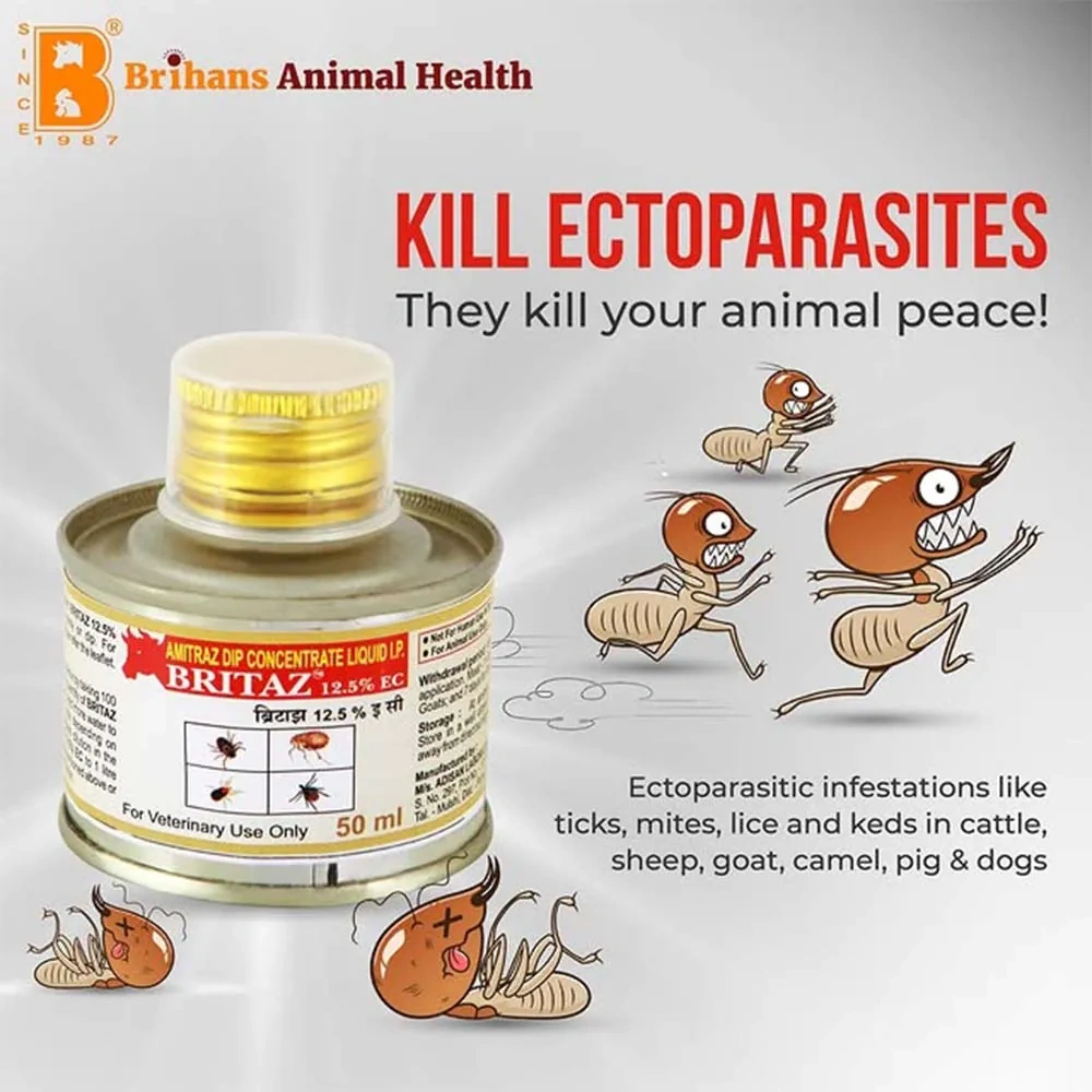 Britaz – Ectoparasiticide for Livestock and Pets - Image 5