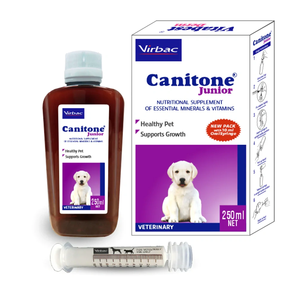 Canitone Junior- Multivitamin Syrup for Dogs and Cats