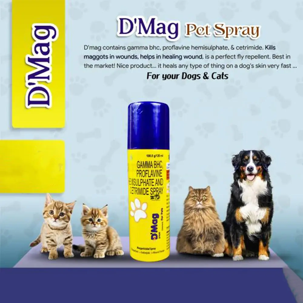 Intas D Mag Wound Care Spray for Dogs - Image 2