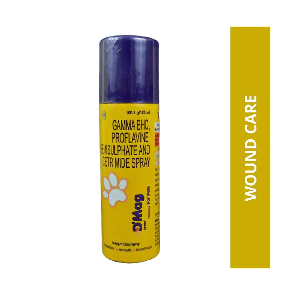 Intas D Mag Wound Care Spray for Dogs