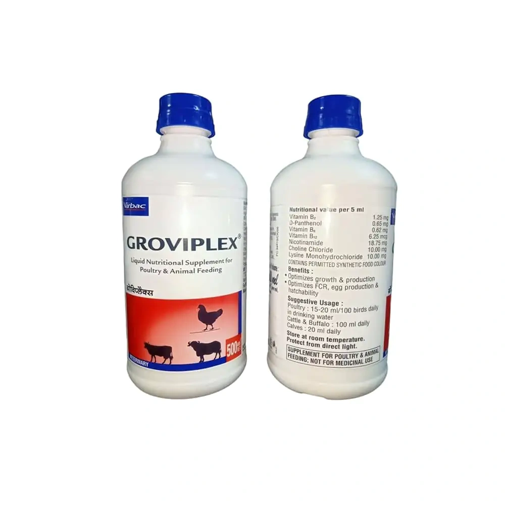 Groviplex Liquid Nutrional Supplement for Poultry & Animal Feeding - Image 4