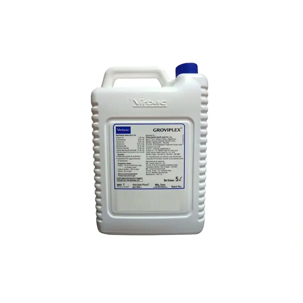 Groviplex Liquid Nutrional Supplement for Poultry & Animal Feeding - Image 2