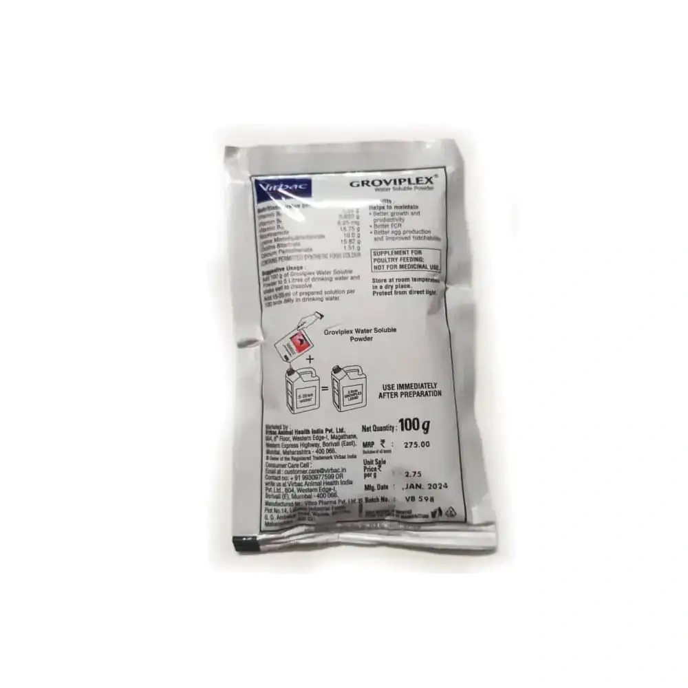 Groviplex Powder - Nutritional Supplement for Poultry - Image 4