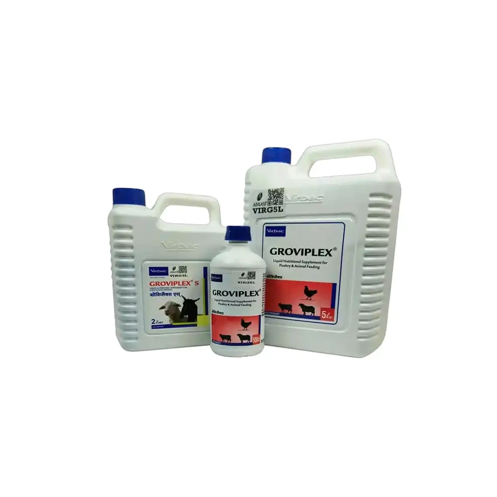 Groviplex Liquid Nutrional Supplement for Poultry & Animal Feeding