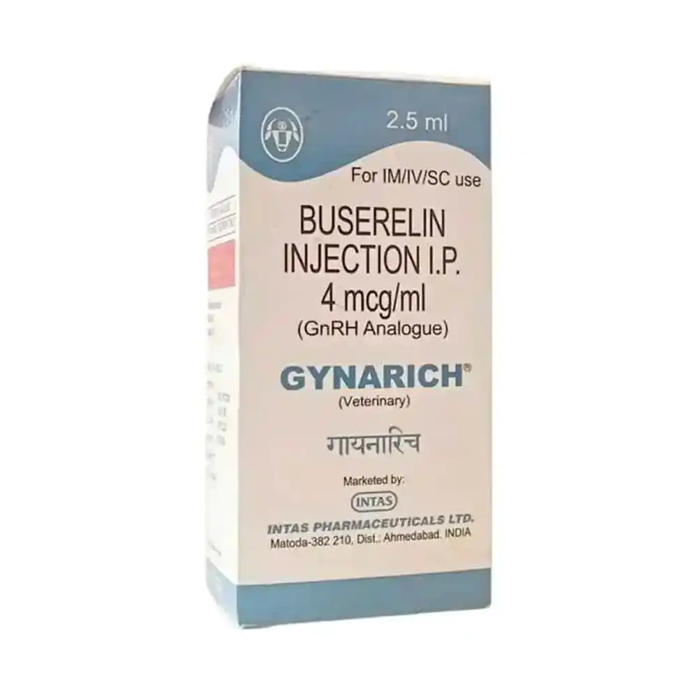 Gynarich Injection – Powerful Hormonal Support for Reproductive Disorders in Animals