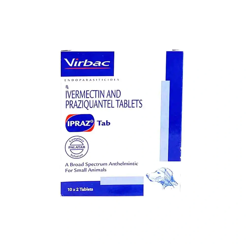 Virbac Ipraz Dewormer Tablets for Dogs - Image 2