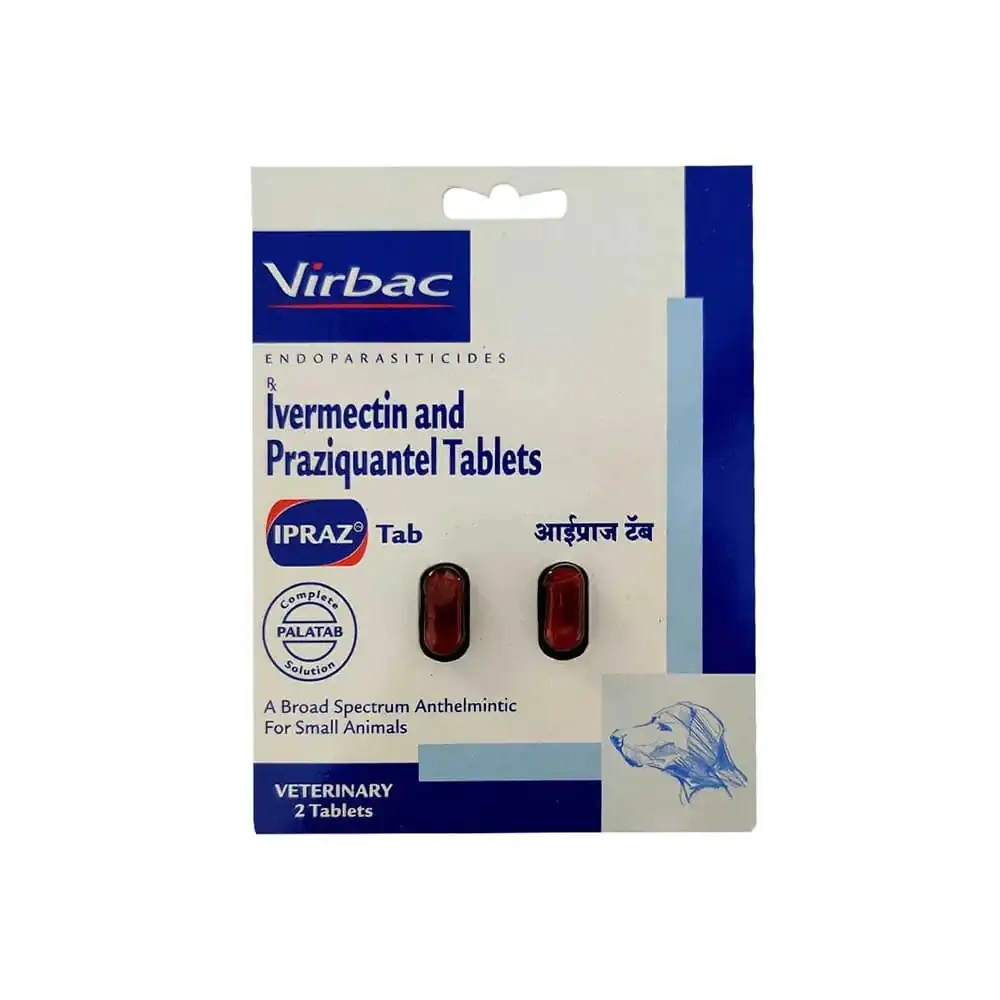 Virbac Ipraz Dewormer Tablets for Dogs - Image 3