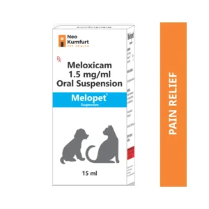 Neo Kumfurt Melopet (Meloxicam) Oral Suspension for Dogs and Cats (15ml)