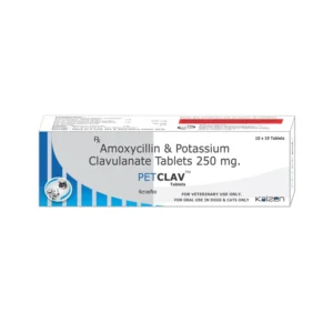 Petclav 250mg Tablet for Dogs and Cats