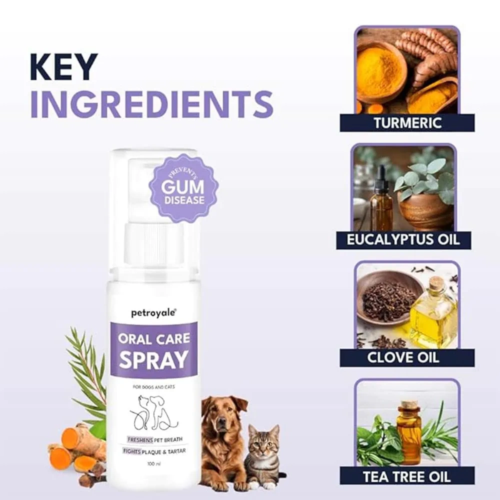 Petroyale Oral Care Spray for Dogs & Cats - Image 2