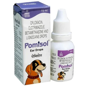 Intas Pomisol Ear Drops for Dogs & Cats (15ml)