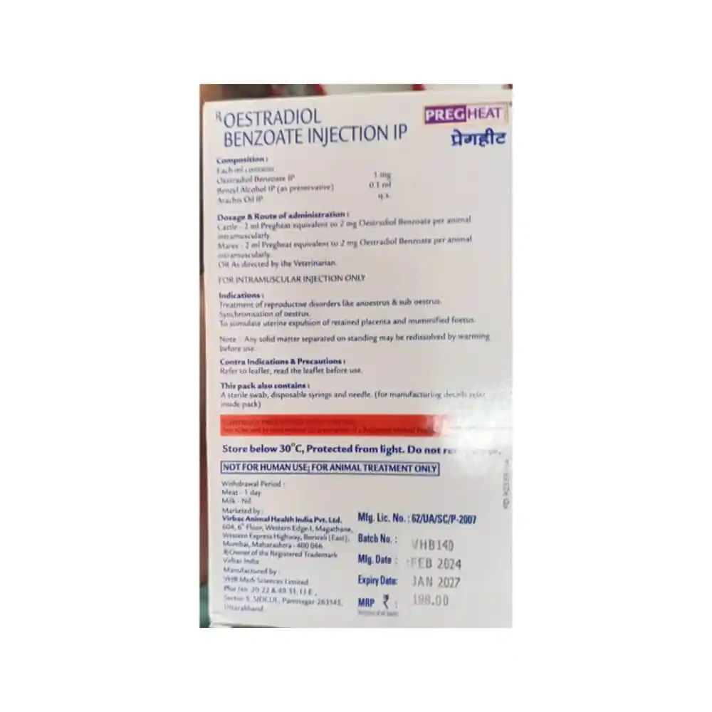 Pregheat® Injection – Hormonal Therapy for Oestrus & Reproductive Health in Livestock - Image 4