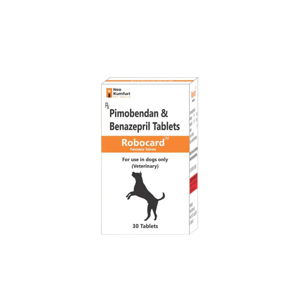 Robocard (Pimobendan & Benazepril) Tablet for Dogs (Pack of 30 Tablets)