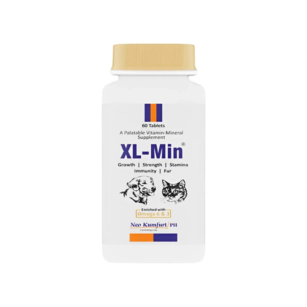 XL Min Tablet Multivitamin for Dogs & Cats (Pack of 60 Tablets) - Image 2