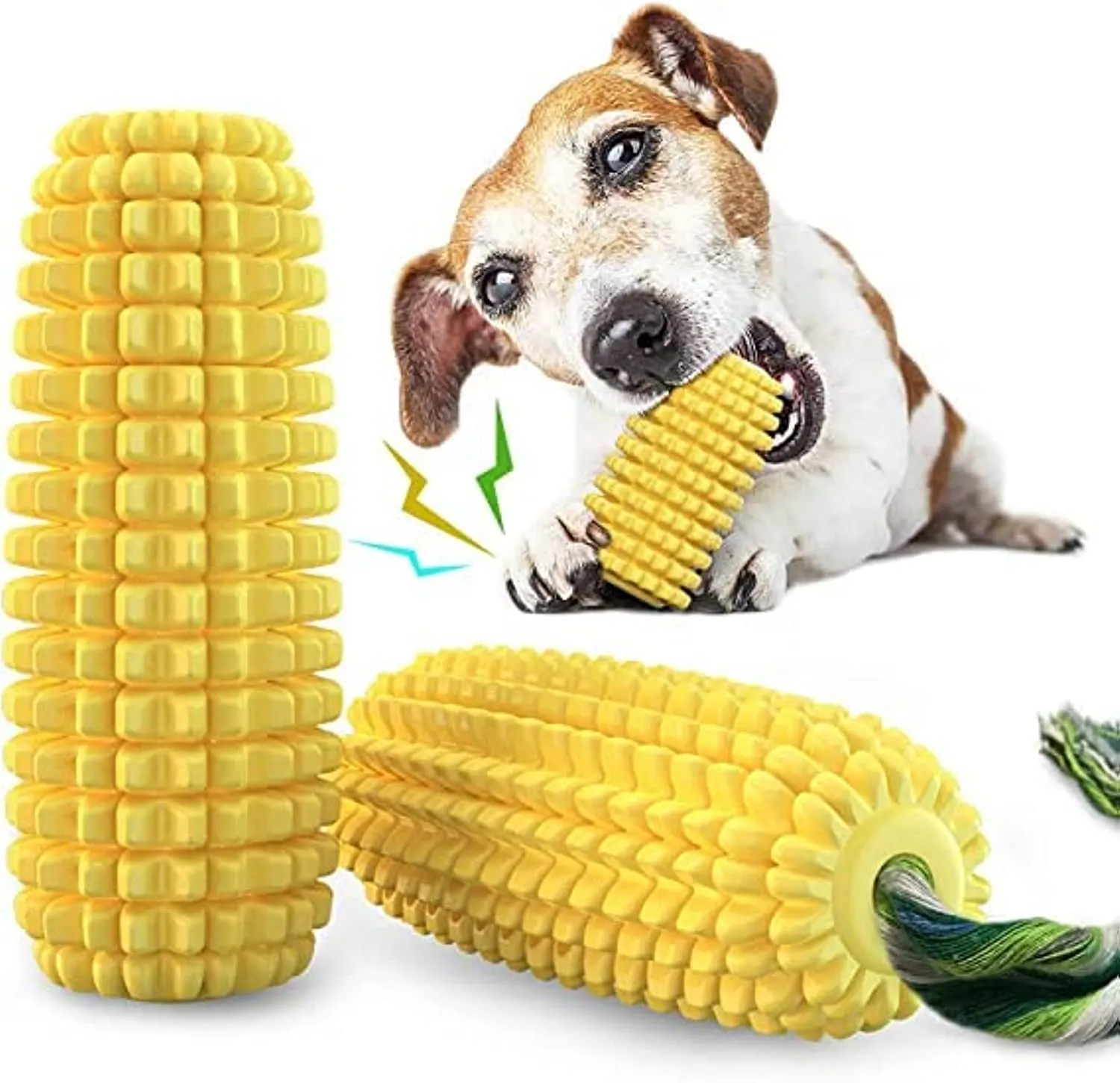 Corn Durable Dog Chew Toys | Corn Squeaky Chew Dog Toy - Image 4