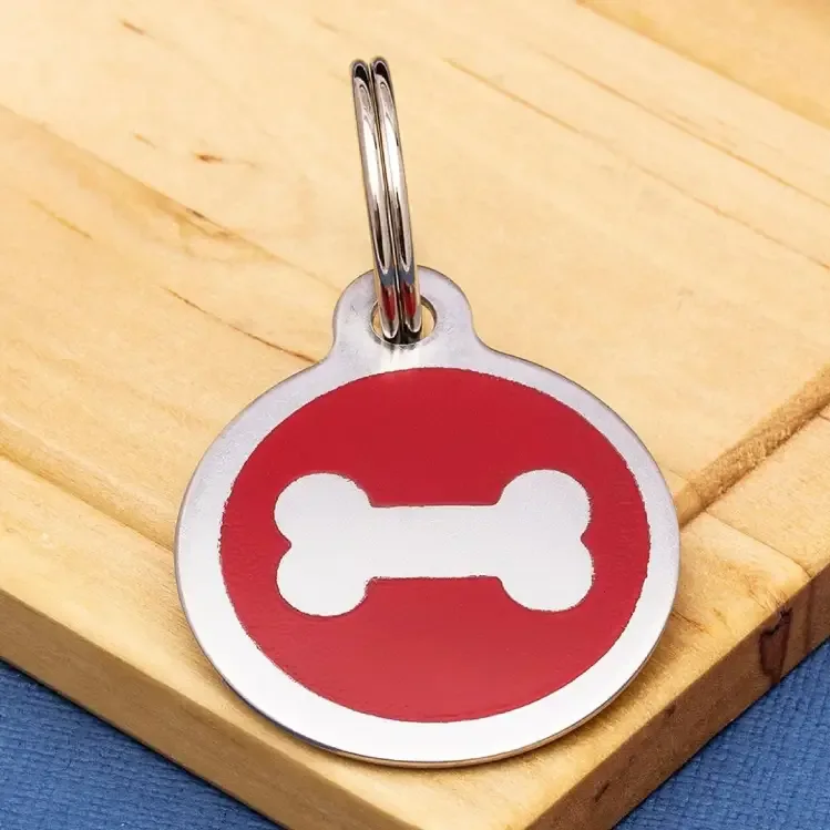 Dog Keychain Collarbone | Metal Dog Collar Tag - Image 3