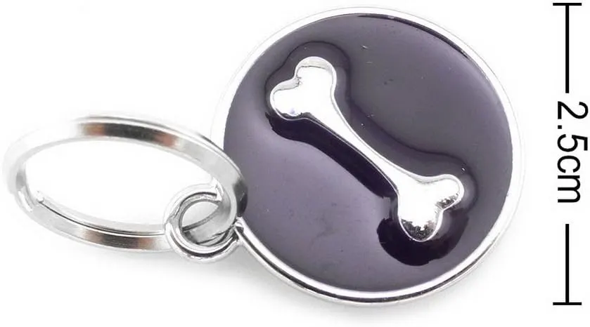 Dog Keychain Collarbone | Metal Dog Collar Tag