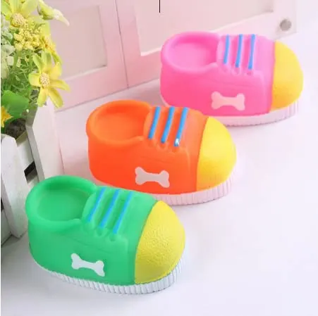Dog Shoes Toy | Squeaky Shoe Chew Toy | Rubber Shoe Squeaky Toy for Dogs - Image 3