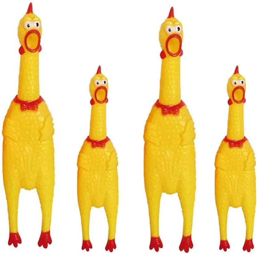 Duck Squeaker Dog Toy | Squeaky Rubber Duck Toy for Dogs