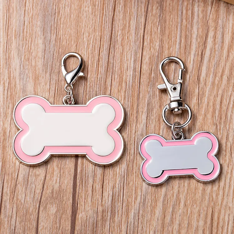 Keychain Collar Bone | Metal Dog Collar Tag - Image 4