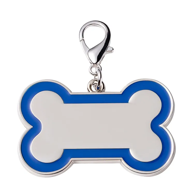 Keychain Collar Bone | Metal Dog Collar Tag