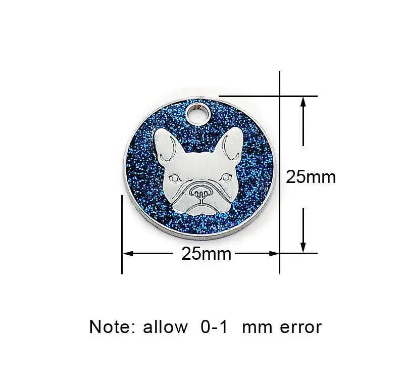 Keychain Collar for Bulldog | Key Chain Dog Collar Tag - Image 5