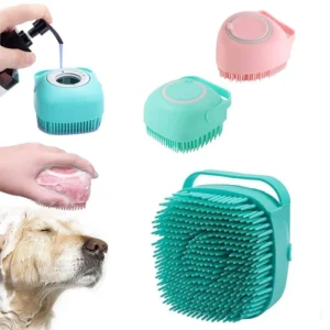 Pet Bath Brush | Dog Scrubber for Bath | Pet-Dog Bath Massage Brush Scrubber