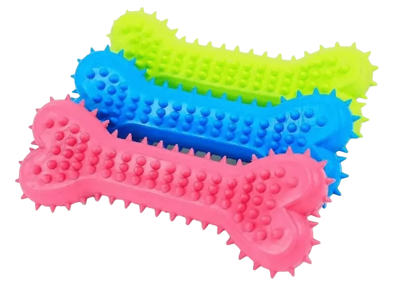Pet Squeaky Bone Teeth Cleaner - Image 2