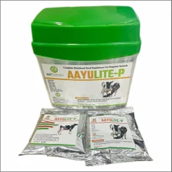 AAYULITE-P Powder – Nutritional Udder Care Supplement (20x50g) for Pregnant Cattle | Promotes Udder Growth & Milk Capacity