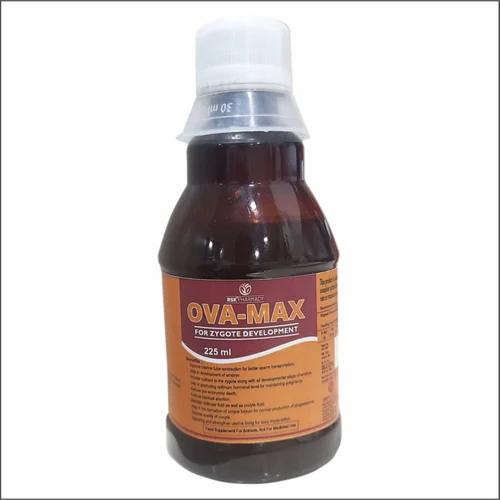 OVA-MAX Liquid – Conception & Fertility Enhancer (225ml) for Cattle & Buffaloes | Optimizes Uterine Tone & Conception Rate - Image 2