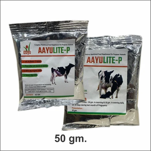 AAYULITE-P Powder – Nutritional Udder Care Supplement (20x50g) for Pregnant Cattle | Promotes Udder Growth & Milk Capacity - Image 2