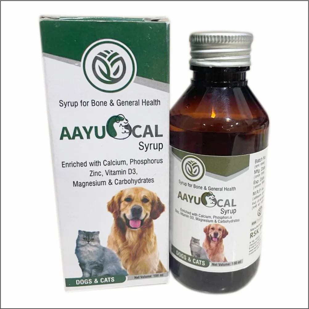 AayuCAL Syrup – Calcium & Phosphorus Suspension (200ml) for Dogs & Cats | Supports Bone & Joint Health - Image 4