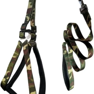 Camouflage Tactical Dog Harness – Heavy Duty Combat Print Harness