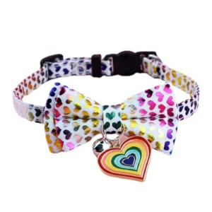 Classic Bowknot Collar for Cats & Dogs – Festive Soft Polyester Pet Neckwear