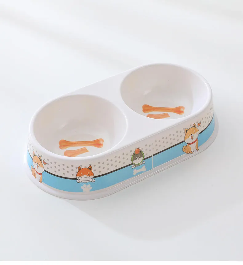 Double Sided Feeding Bowl for Dogs & Cats – Dual Food and Water Pet Dish - Image 3