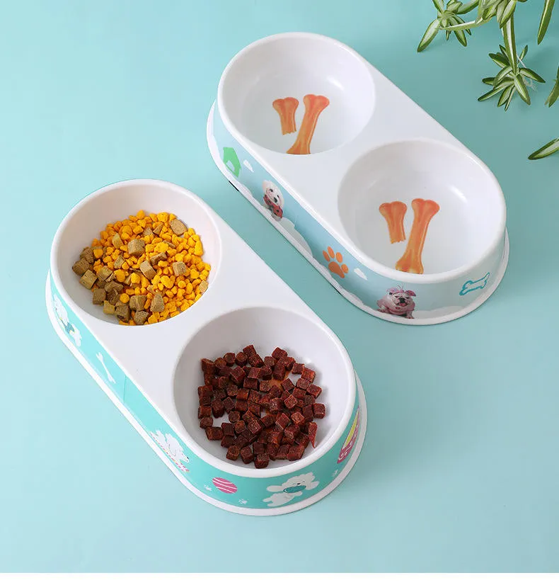 Double Sided Feeding Bowl for Dogs & Cats – Dual Food and Water Pet Dish - Image 4