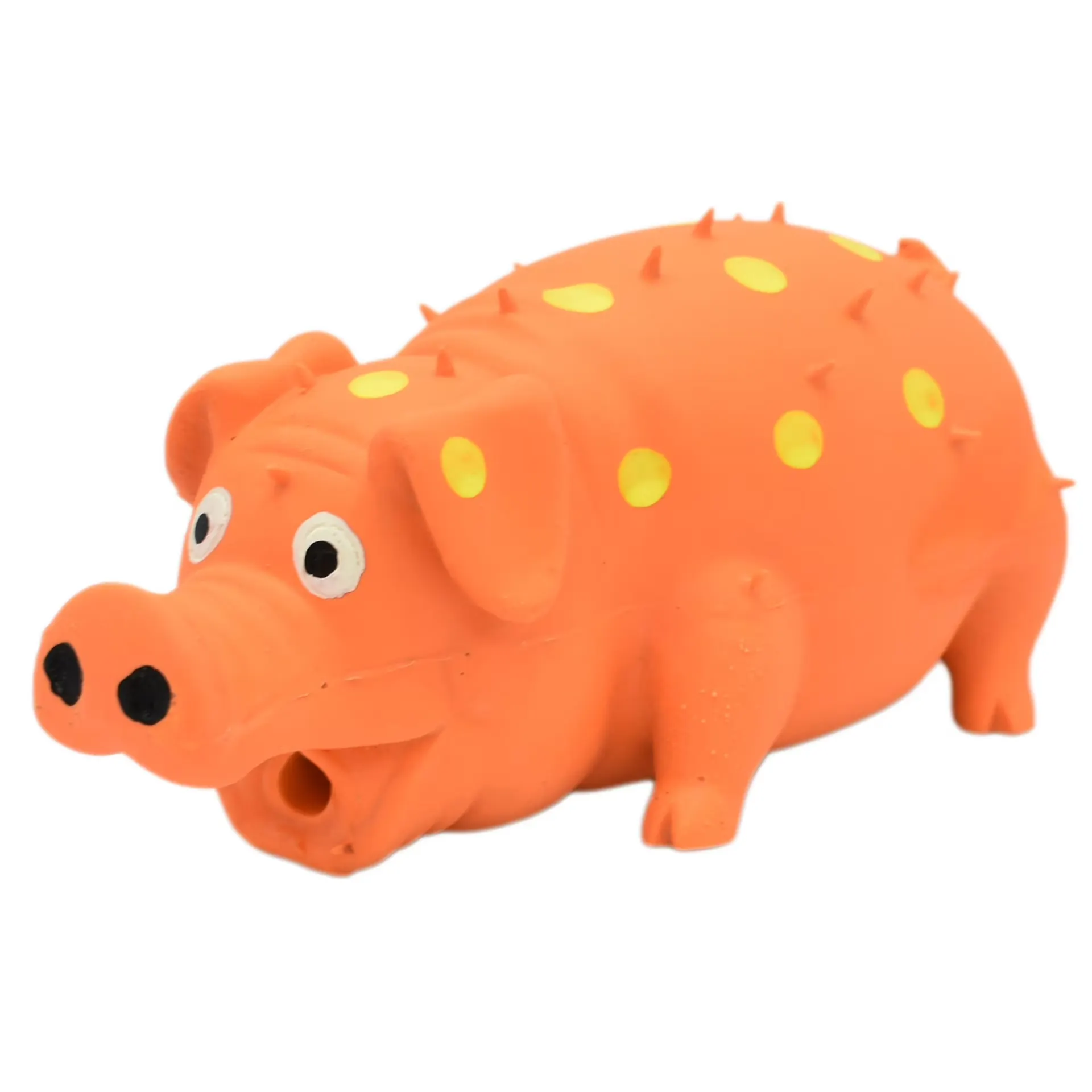 Laughing Pig Sound Squeaky Latex Dog Toy – Interactive Grunting Chew Toy - Image 3