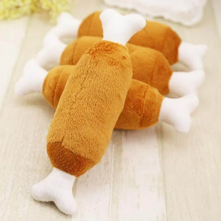 Roast Chicken Squeaky Dog Toy – Hilarious Sounding Vinyl Chew Toy - Image 3